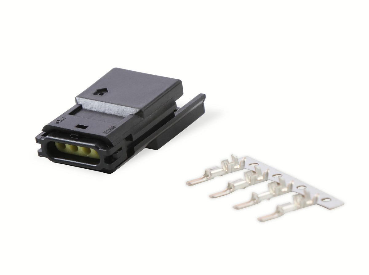 Holley 4 Pin CAN Connector Harness Side.  - 570-229