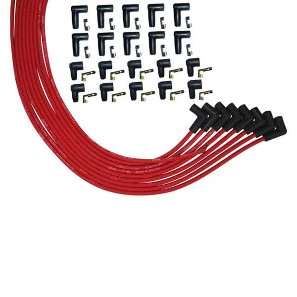 Moroso Wire Set Moroso Ultra V8 Univ 90 Deg Plug Hei And Non Hei Red Wire - 52005