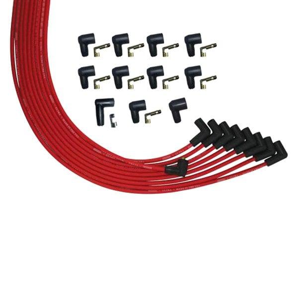 Moroso Wire Set Moroso Ultra V8 Univ 90 Deg Plug Non Hei Red Wire - 52007