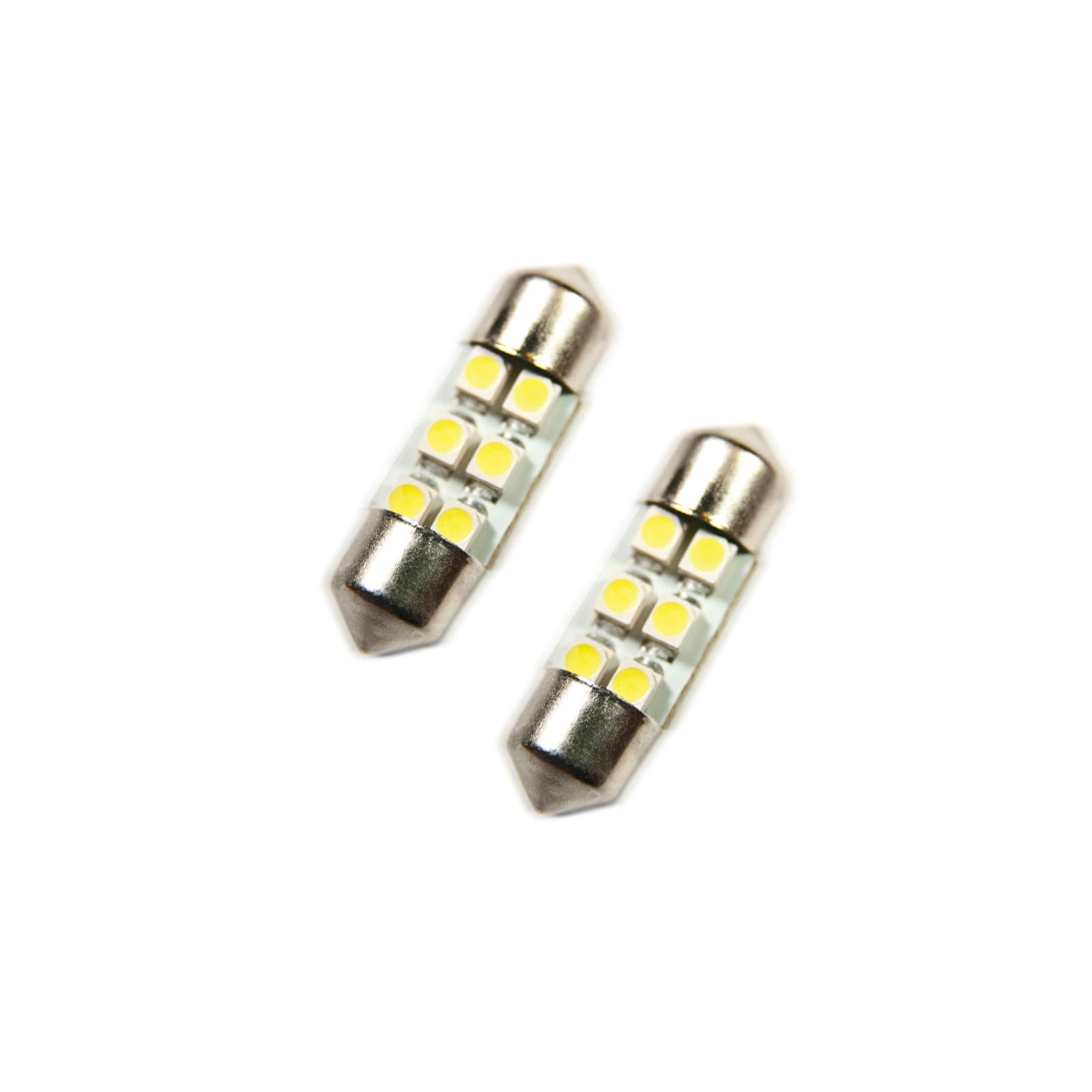 Oracle Lighting 31Mm 6 Led Smd Festoon Bulbs, Cool White, Pair - 5201-001