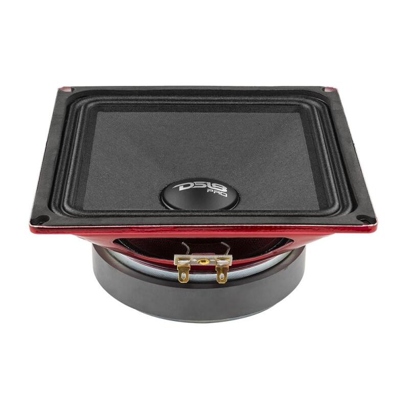 DS18 6.5in 250 Watts RMS 4 ohm Square Mid-Range Loudspeaker
