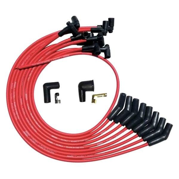 Moroso Wire Set Moroso Ultra Sbc Over The Valve Cover 135 Plug Hei, Red Wire - 52027