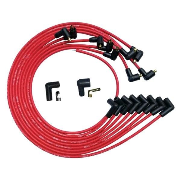 Moroso Wire Set Moroso Ultra Sbc Under The Header 90 Plug Non-Hei, Red Wire - 52029
