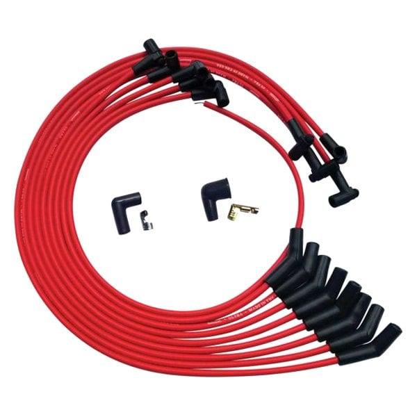 Moroso Wire Set Moroso Ultra Sbc Under The Header 135 Deg Plug Hei, Red Wire - 52030