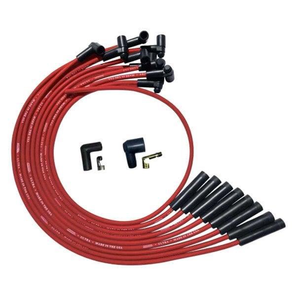Moroso Wire Set Bbc Over The Valve Cover Straight Plug Ends Hei. Red Wire - 52040