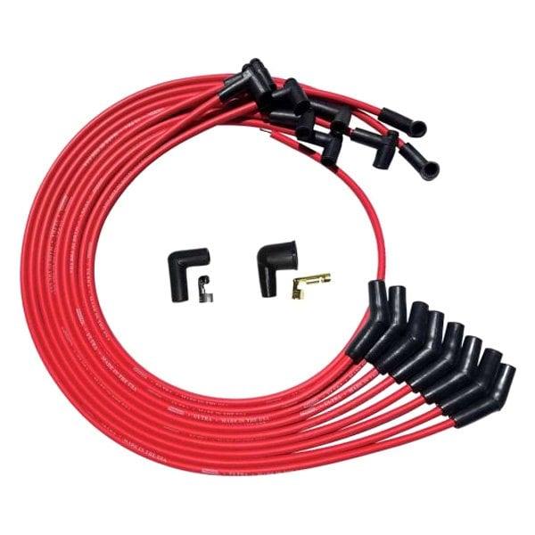 Moroso Wire Set Moroso Ultra Bbc Under The Header 135 Plug Boots, Hei, Red Wire - 52045