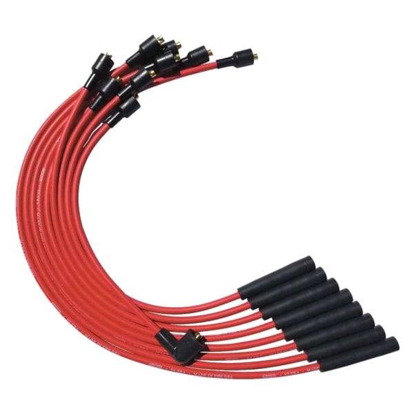 Moroso Wire Set Moroso Ultra Sb Chrysler, Mopar 273,318,340,360 Str Plug Boots N-Hei, Red Wire - 52056