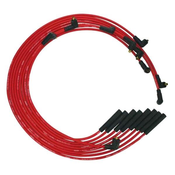Moroso Wire Set Moroso Ultra Bb Chrysler, Mopar 361,383,400,440 Str Plug Non-Hei, Red Wire - 52061