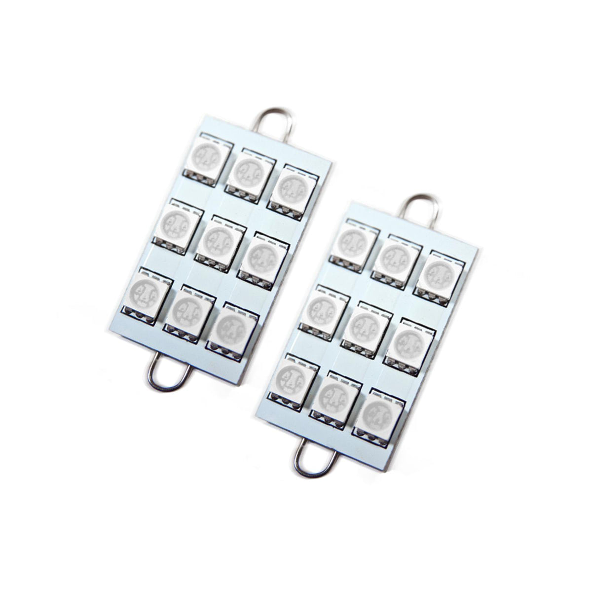 Oracle Lighting 44Mm 6 Led 3 Chip, Loop Festoon Bulbs, U/Vpurple, Pair - 5209-007