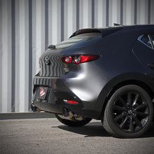 aFe Takeda 2.5" 304 Stainless Steel Axle-Back Exhaust System - Blue Flame Tip (2019-2022 Mazda 3 2.5L) - 49-37023-L