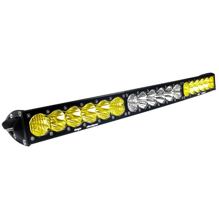 Baja Designs 30" OnX6 LED Light Bar: (Amber+White / Dual Control Pattern / Arc Series) (Universal) - 523003DC