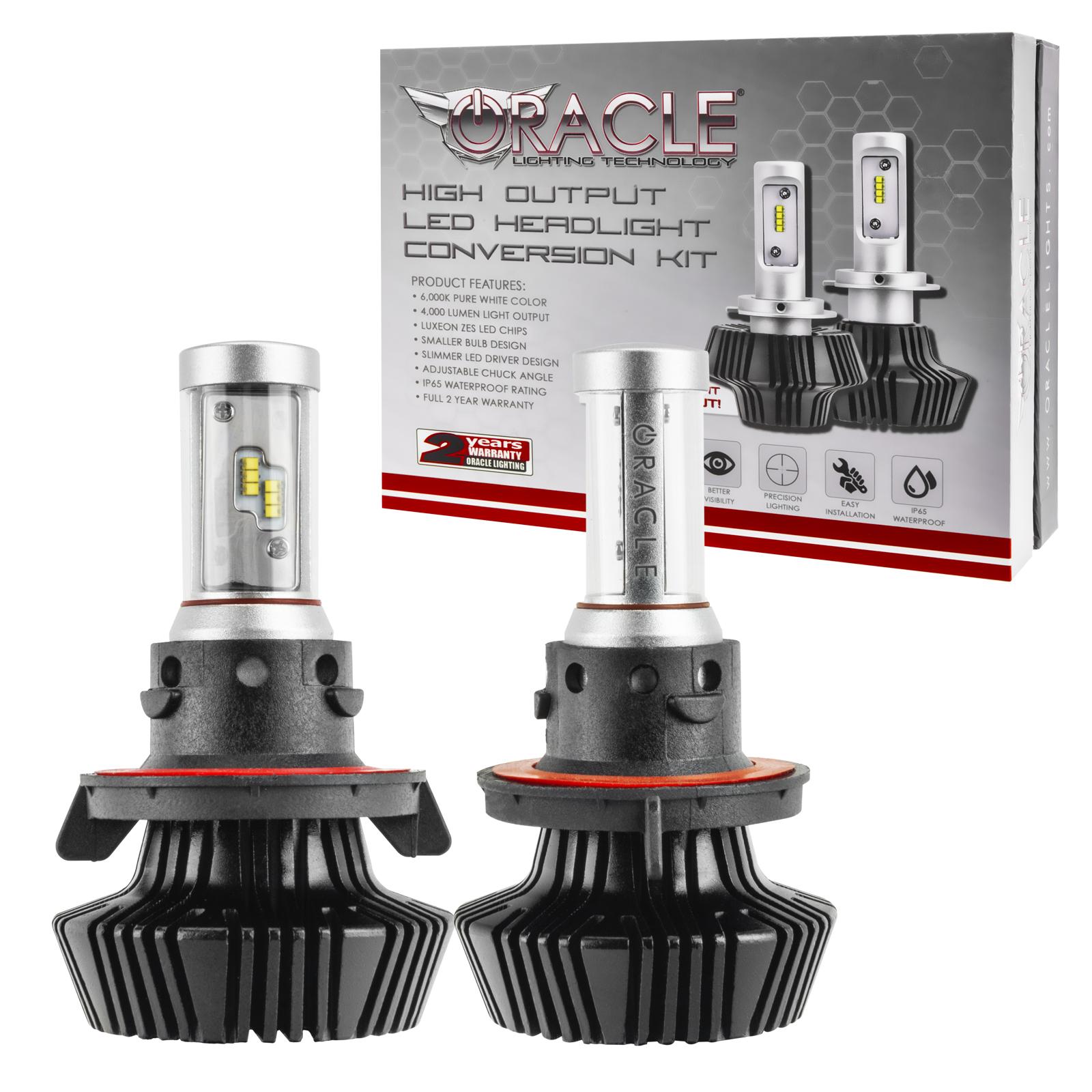 Oracle Lighting H13 4,000+ Lumen Led Headlight Bulbs, Pair - 5236-001