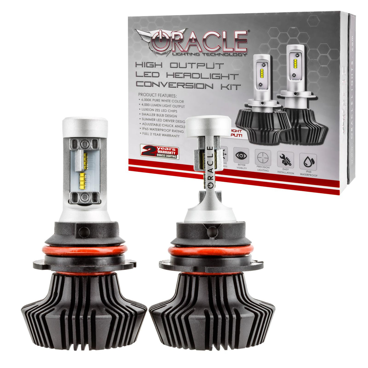 Oracle Lighting 9004 4,000+ Lumen Led Headlight Bulbs, Pair - 5238-001
