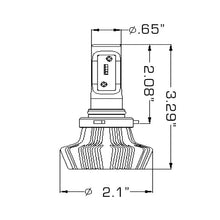 Oracle Lighting 9012 4,000+ Lumen Led Headlight Bulbs, Pair - 5242-001