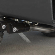 AFE Rebel Series 3 IN to 2-1/2 IN 409 Stainless Steel Cat-Back Exhaust w/Black Tip (2004-2008 F-150) - 49-43079-B