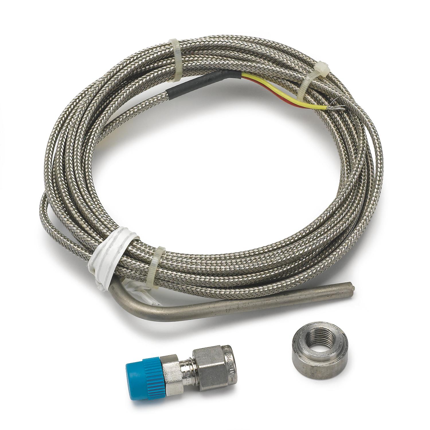 Auto Meter THERMOCOUPLE KIT, TYPE K, 3/16" DIA, OPEN TIP, 10FT, INCL. STAINLESS COMP. & WELD BOSS - 5244