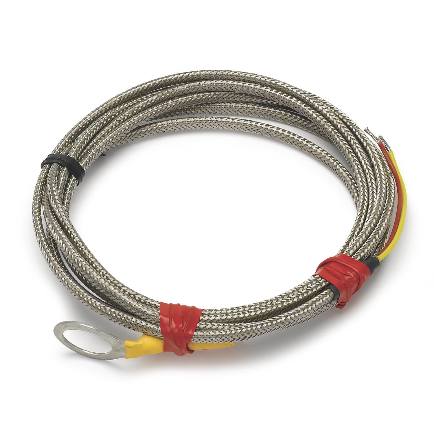Auto Meter THERMOCOUPLE, TYPE K, SPARK-PLUG MOUNT, OPEN TIP, 6FT., REPLACEMENT - 5248