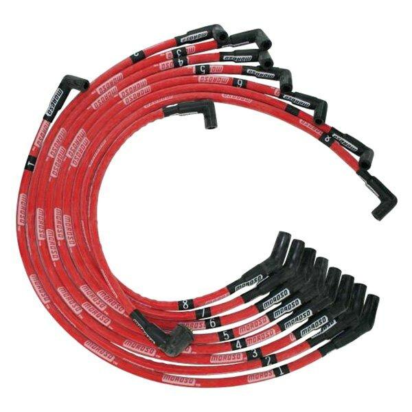 Moroso WIRE SET MOROSO ULTRA BBF 351C,390,429,460 SLVD HEI, 135 ENDS, RED WIRE - 52574