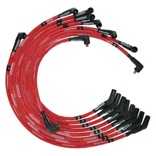 Moroso Wire Set Moroso Ultra Bbf 351C,390,429,460 Slvd N-Hei, 135 Boots, Red Wire - 52575