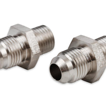 Earls Transmission Oil Cooler An To Npsm Adapter - Size: -6An Male To 1/4-18 Npsm Male W/Crush Washers - Nickel Plated Steel - 2 Pc. - Fits Most Th350/Th400/700R4/4L60 Transmission - - 940006ERL
