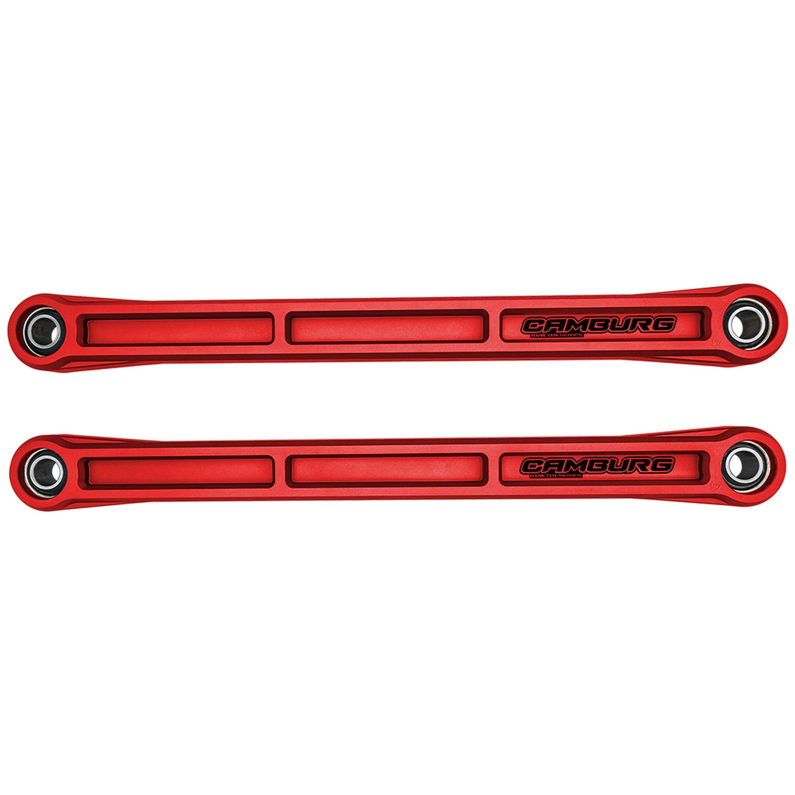 Camburg Kinetik Series Rear Billet Lower Trailing Arm Kit (Red) (2021-2025 Ford Bronco) - CAM-120032-RED