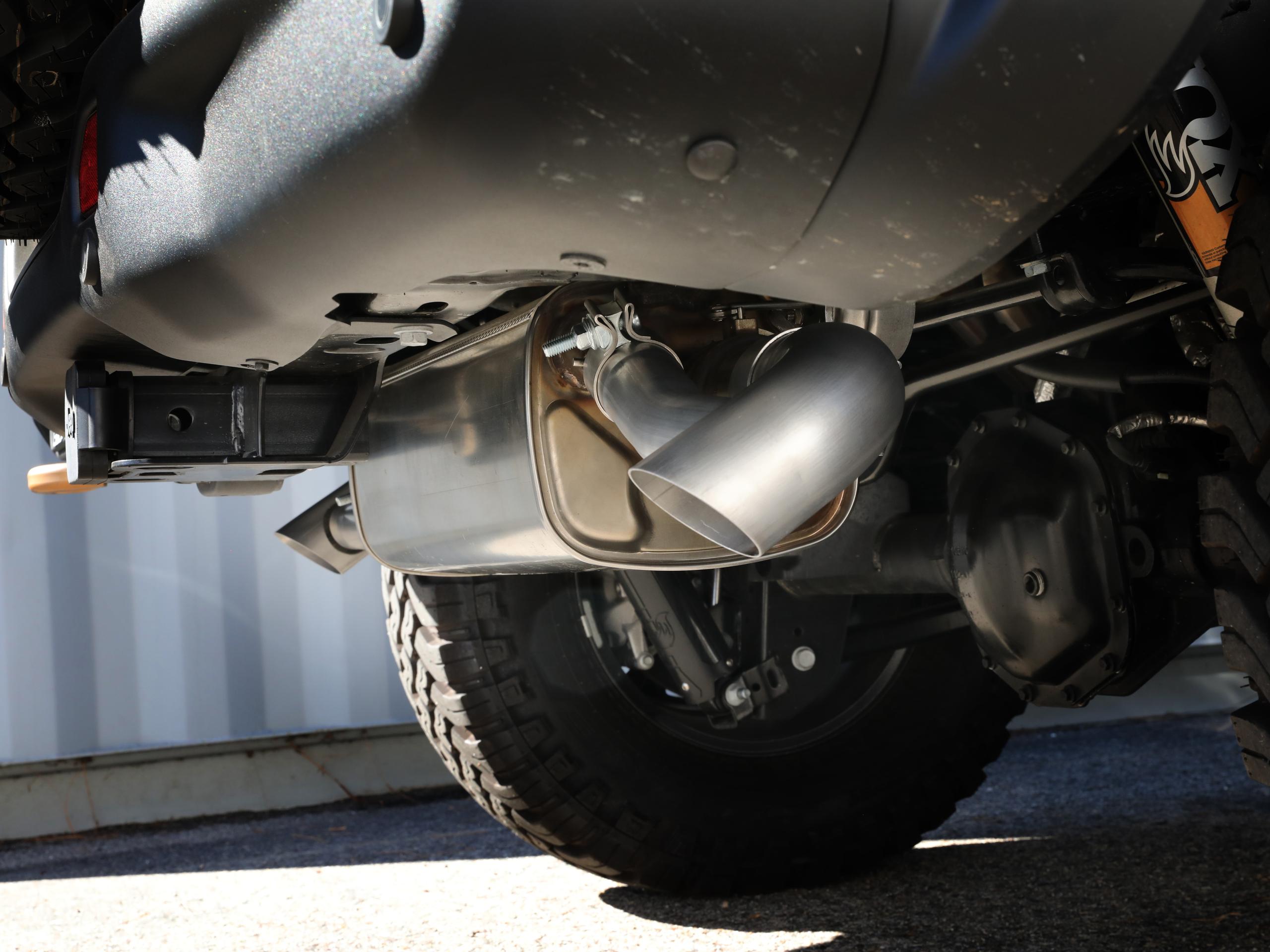 AFE MACH Force-Xp 304 Stainless Steel OE Replacement Exhaust Tips Brushed Jeep Wrangler 392 21-23 V8-6.4L (49C38102-H) - 49C38102-H