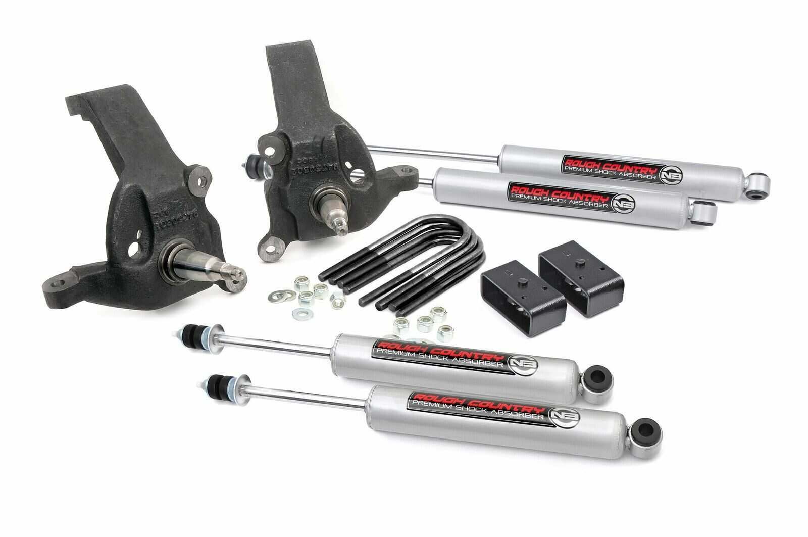 Rough Country 3in Ford Suspension Lift Kit (97-03 F-150 2WD) (1997-2003 F-150) - 52830