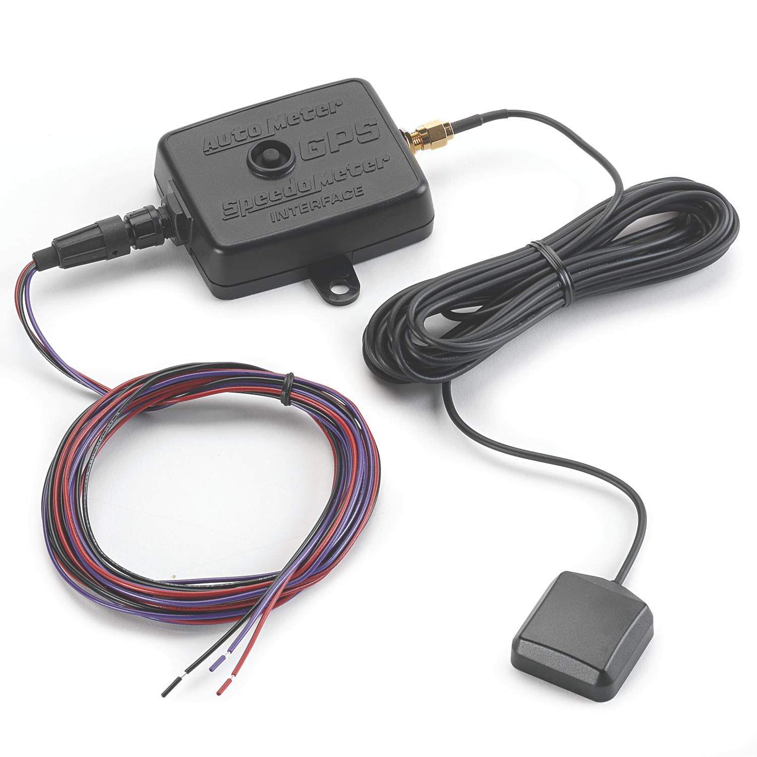 Auto Meter SENSOR MODULE, GPS SPEEDOMETER INTERFACE, 16FT. CABLE, INCL. GPS ANTENNA - 5289