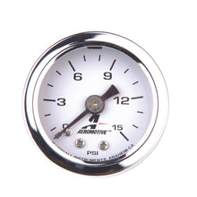Aeromotive 0-15 Psi Fuel Pressure Gauge - 15632