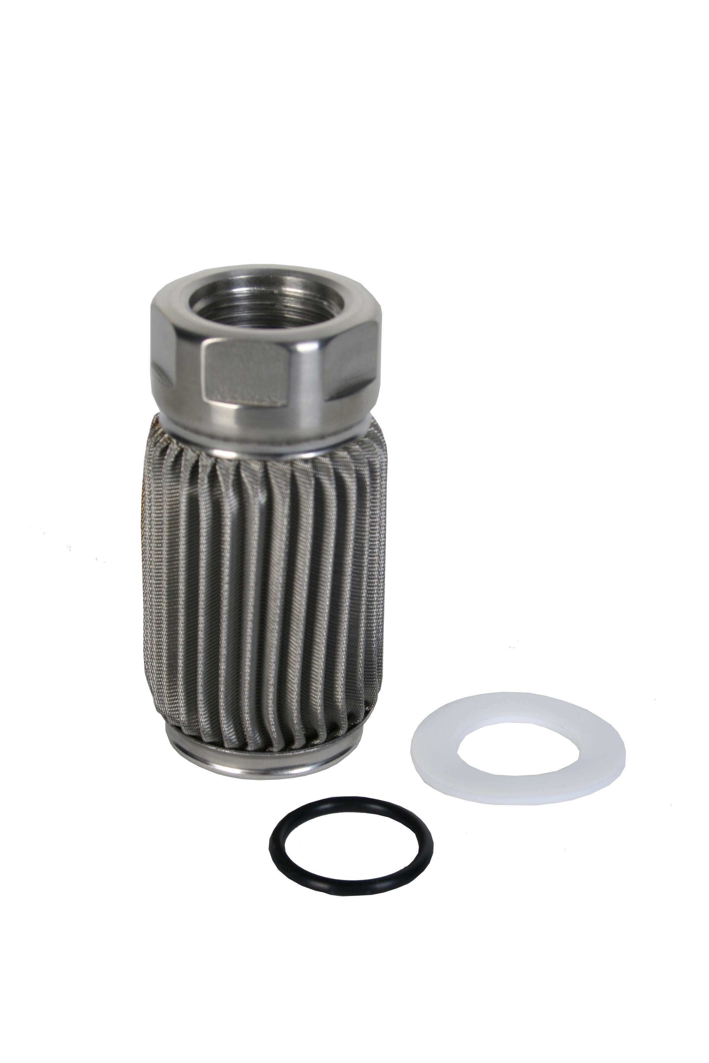 Aeromotive 100-Micron Stainless Mesh Crimp Construction Filter Element - 12606