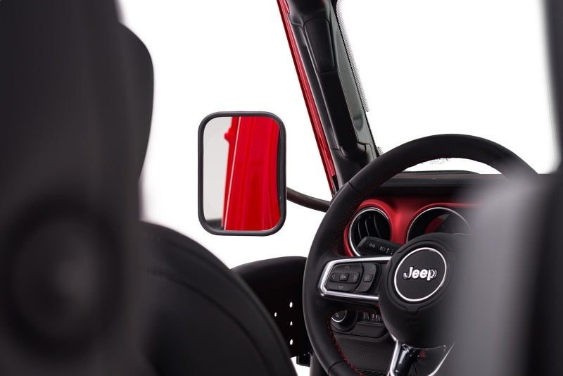 Rugged Ridge Trail Mirror Rectangular; 18-21 Jeep Wrangler / Gladiator - 11025.24