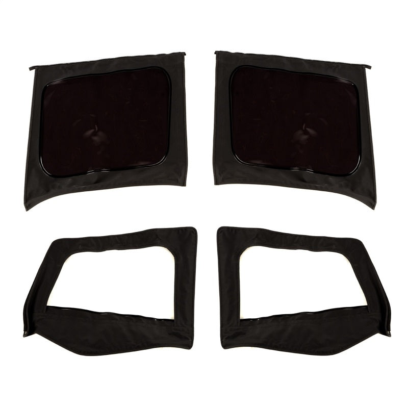 Rugged Ridge Montana Soft Top Door Skins Black Diamond Tinted; 88-95 Wrangler Yj - 13752.35