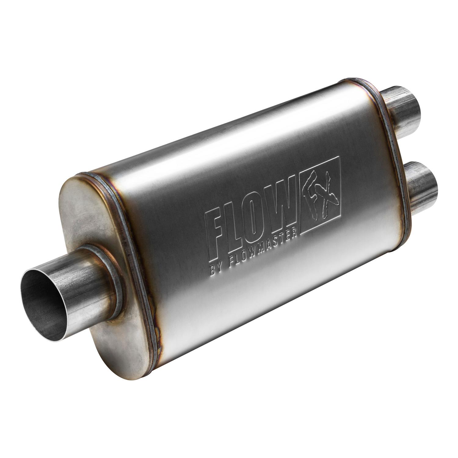 Flowmaster 3"In(C)/2.5"Out(D), 4X9X18, Flow Fx  - 72288