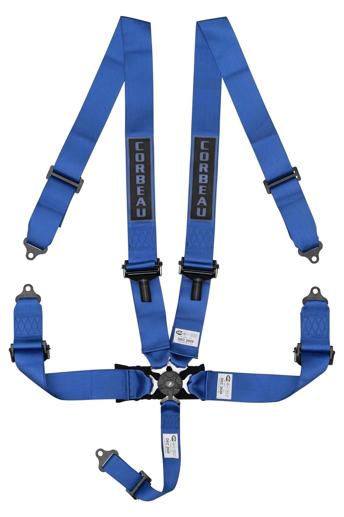 Corbeau 5-Point 3" Camlock Harness Belts - Black - 53005B
