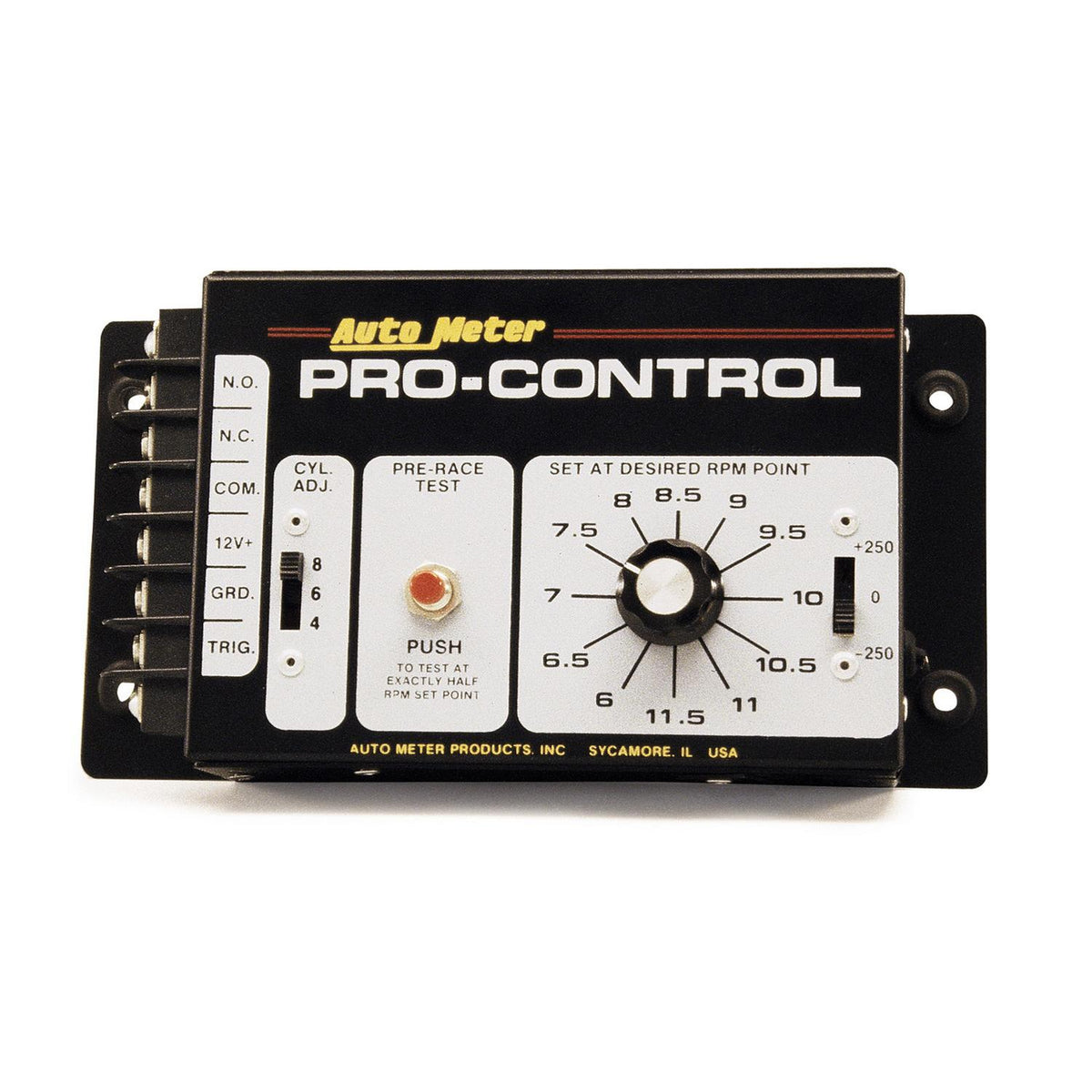 Auto Meter RPM SWITCH / REV-LIMITER, PRO-CONTROL, FOR STANDARD IGNITION, INTERRUPTER - 5301