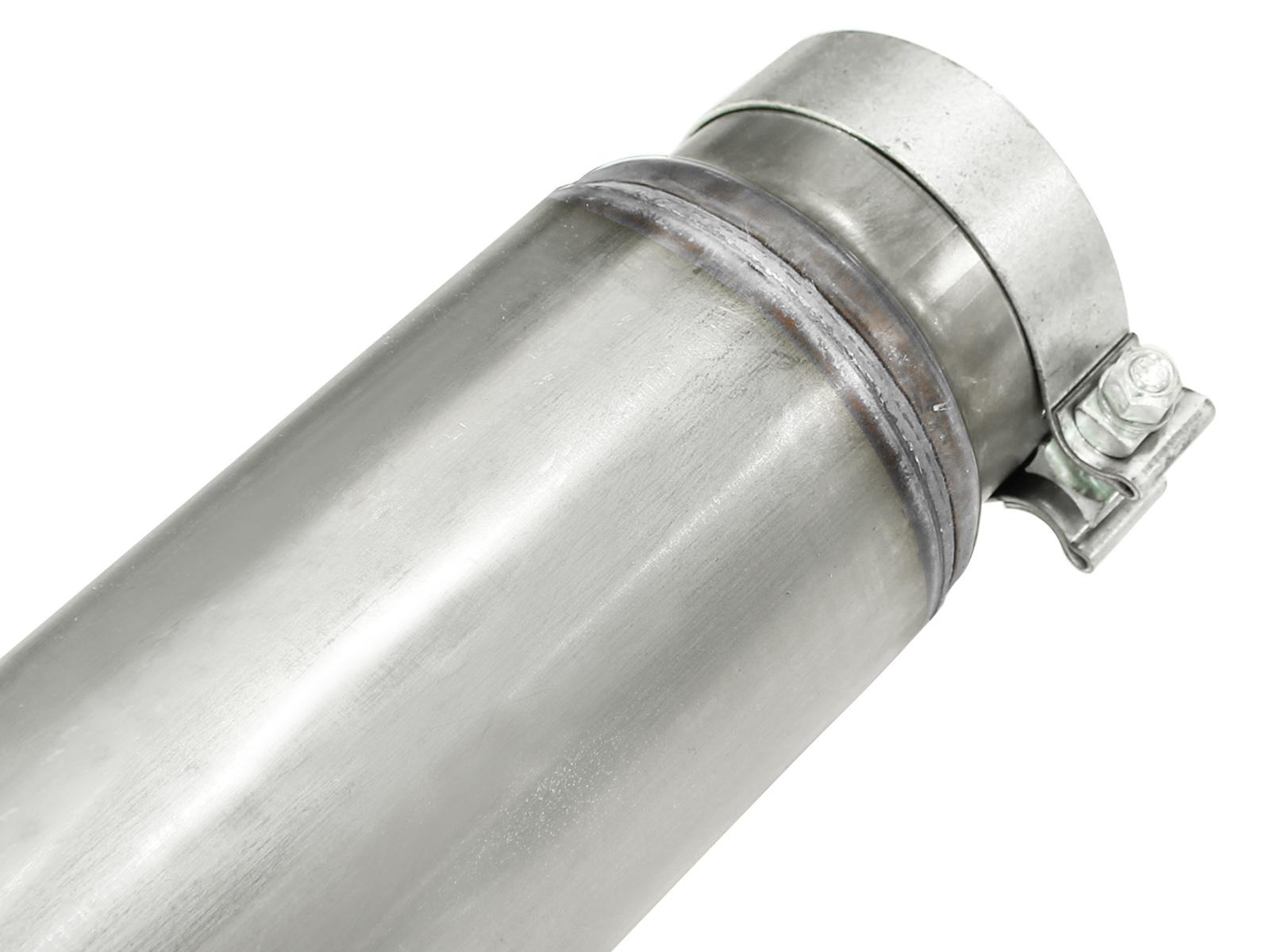AFE ATLAS 5 IN Aluminized Steel DPF-Back Exhaust System w/Black Tip (2007-2012 2500, 3500, Ram 2500, Ram 3500) - 49-02016-B