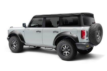 N-Fab Nerf Step System - Gloss Black (2021-2025 Ford Bronco 4DR) - F2172B