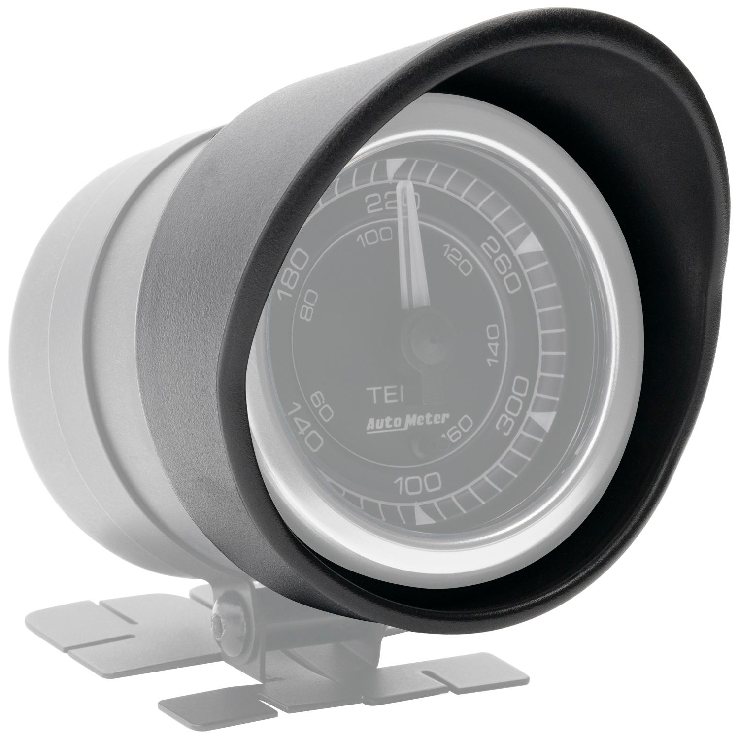 Auto Meter GAUGE VISOR, 2 1/16", BLACK - 5324
