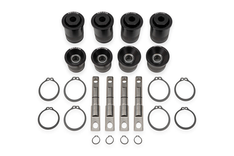 BMR Fabrication Bearing kit, rear upper and lower control arms Black Anodized (2014-2019 C7 Corvette Base) - CBK577