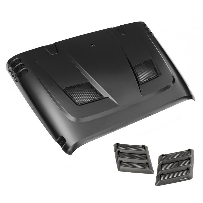Rugged Ridge Performance Vented Hood Kit; 07-18 Jeep Wrangler Jk - 17759.02