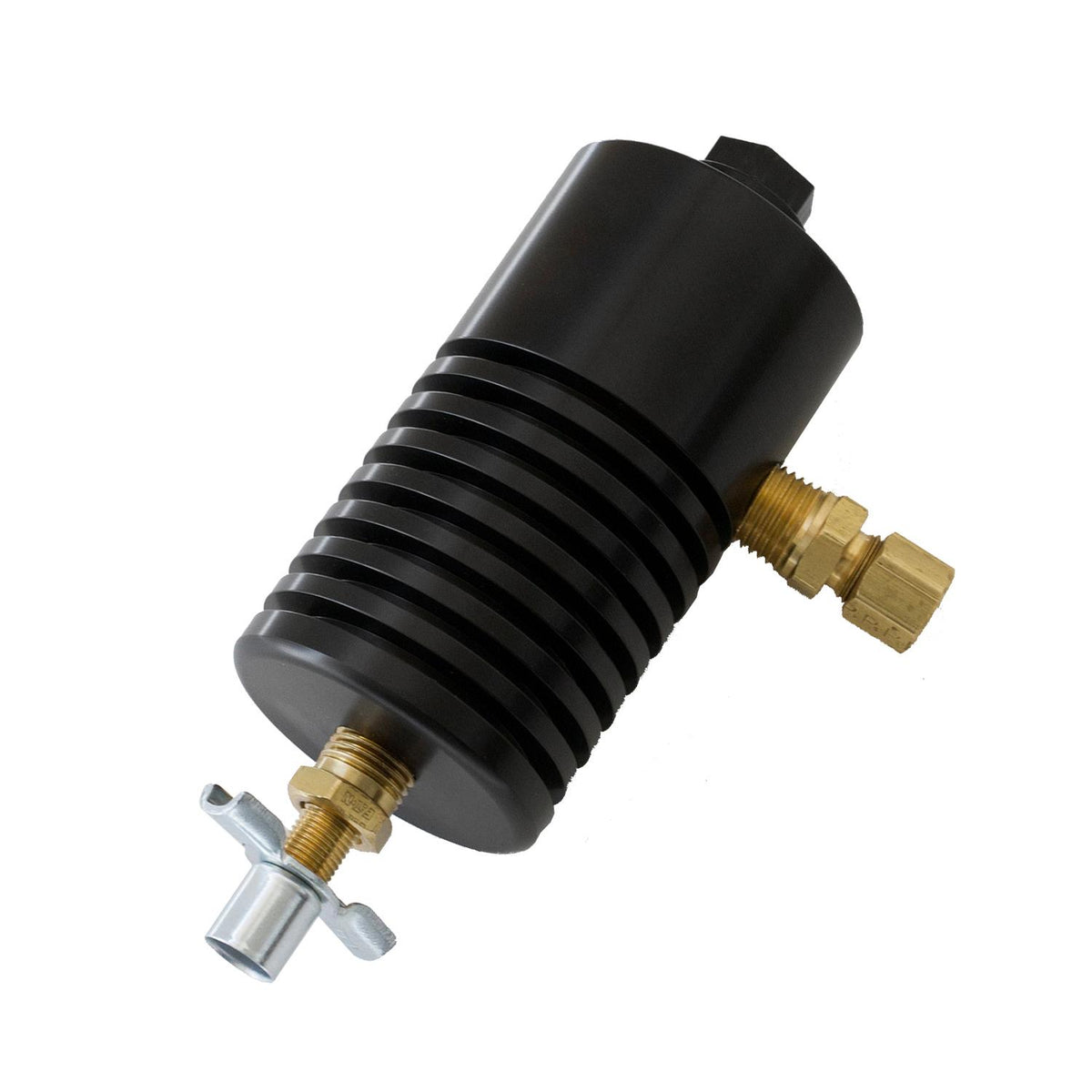 Auto Meter PARTICLE TRAP KIT, EXHAUST PRESSURE, ALUMINUM, BLACK - 5375