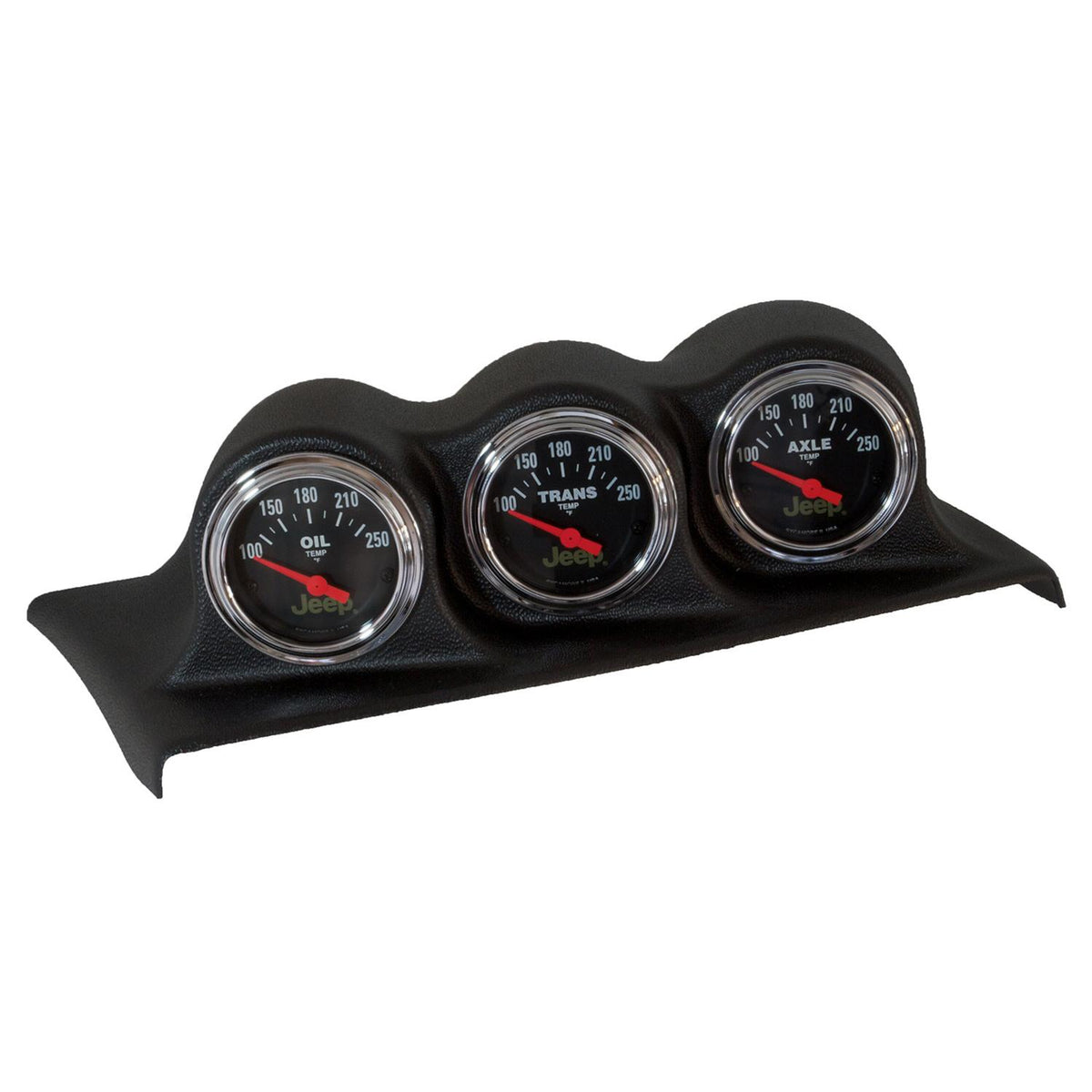 Auto Meter DIRECT FIT DASH TOP, TRIPLE, 2-1/16", WRANGLER JK 07-10 - 5380