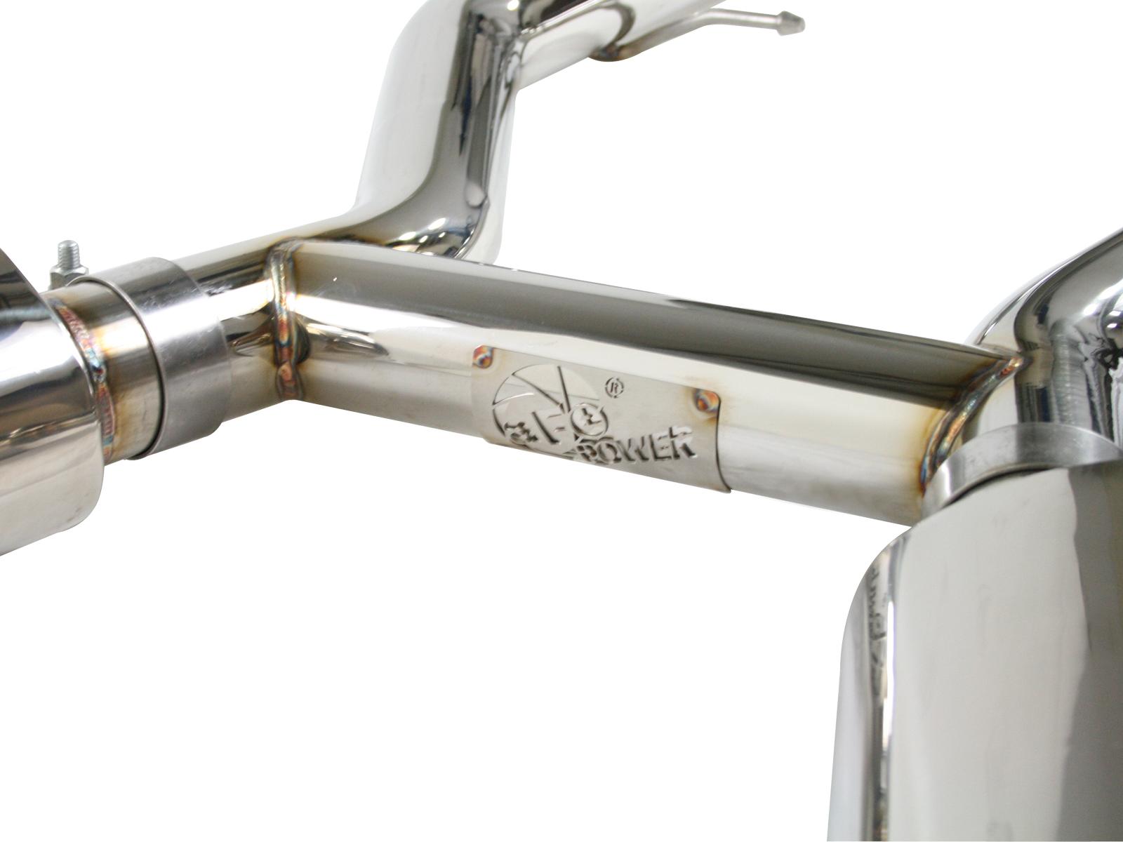 AFE MACH Force-Xp 2-3/4 IN 304 Stainless Steel Cat-Back Exhaust System (2007-2010 335i, 335xi) - 49-36301