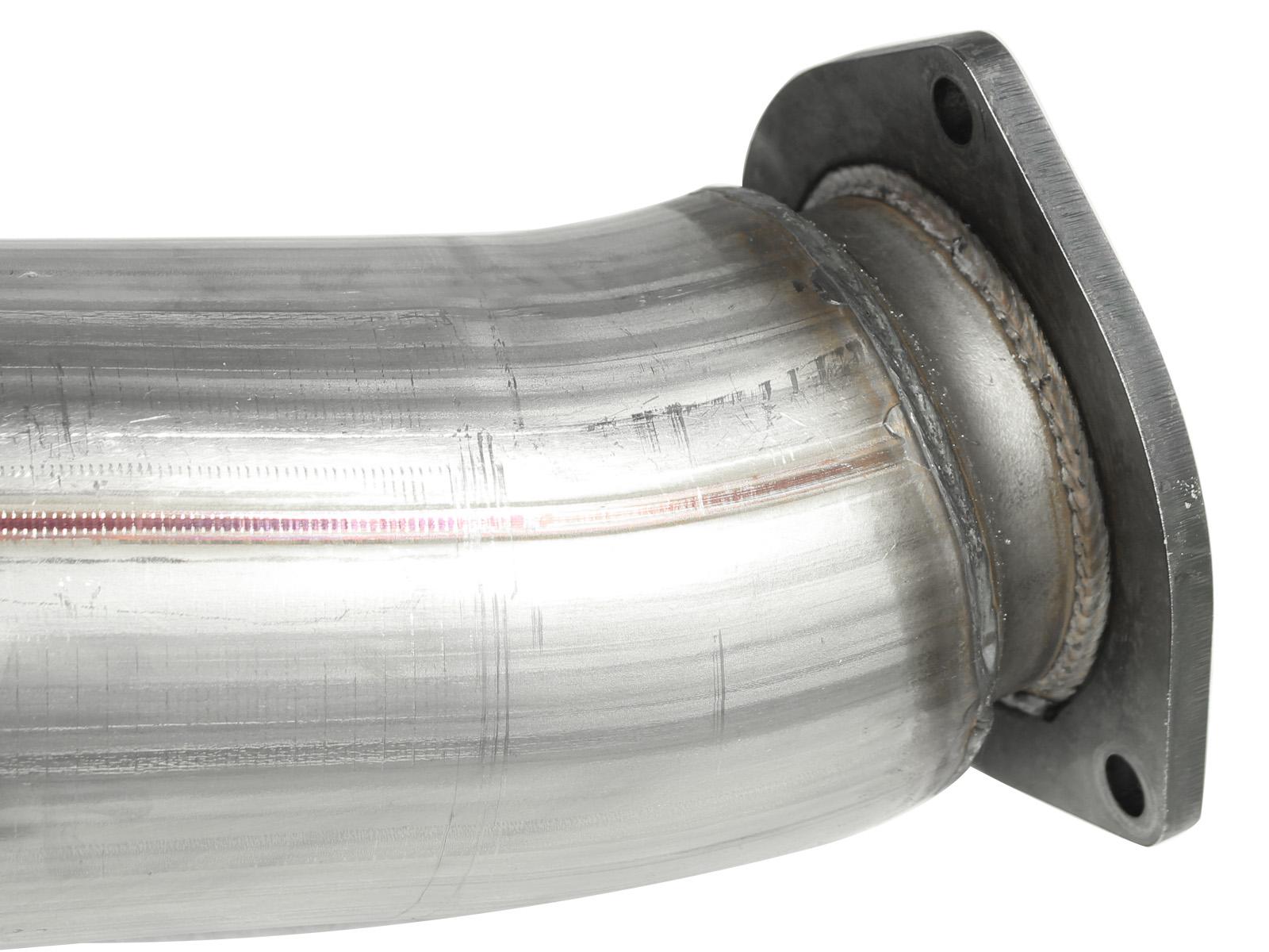 AFE Large Bore-HD 5 IN 409 Stainless Steel DPF-Back Exhaust System (2007-2010 Silverado 2500 HD, Silverado 3500 HD, Sierra 2500 HD, Sierra 3500 HD) - 49-44040