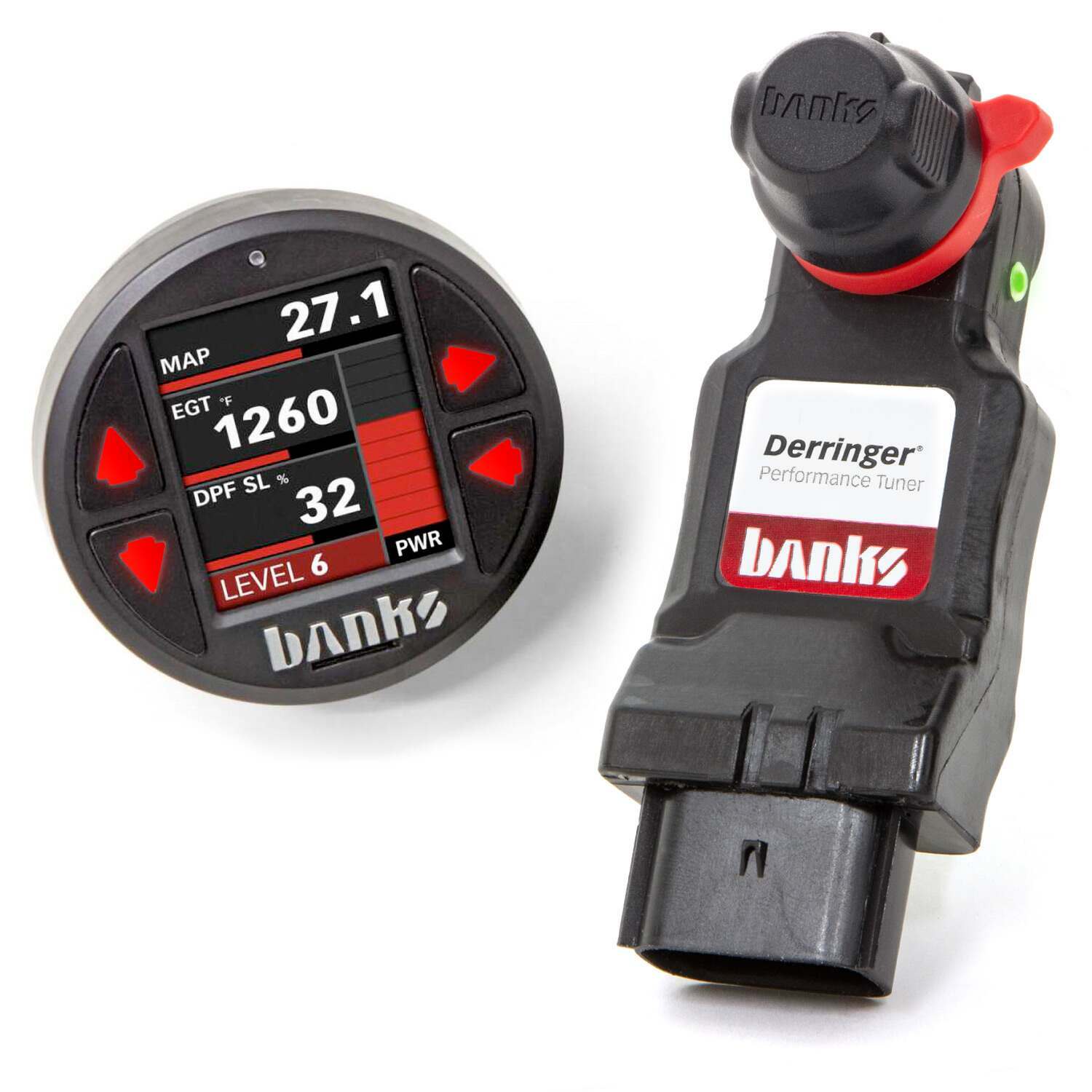 Banks Power Derringer Tuner, with iDash SuperGauge (2019-2022 1500, Wrangler, Gladiator, 1500 Classic) - 66798