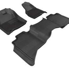 3D MAXpider 2012-2020 Dodge Ram 1500/2500/3500 Crew Cab Kagu 1st & 2nd Row Floormats - Black
