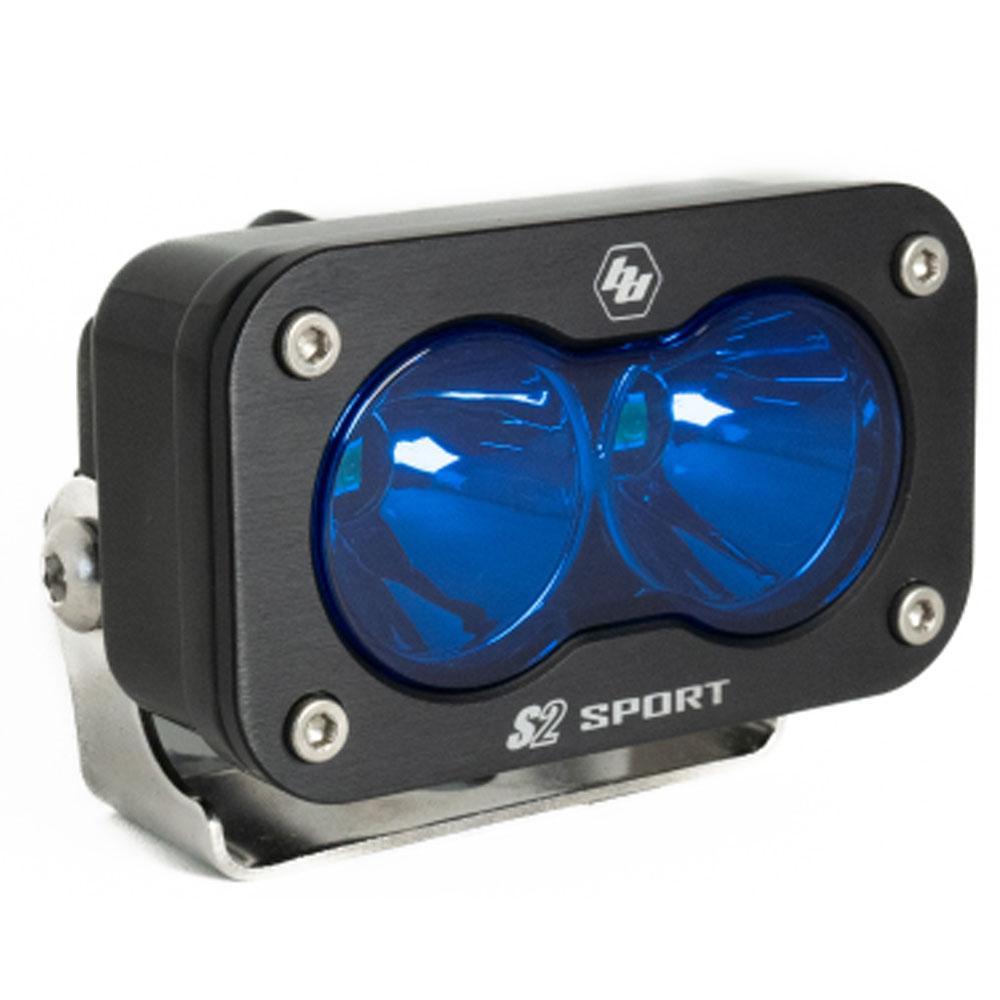 Baja Designs S2 Sport LED Work Light: (Each / Amber / Spot Beam) (Universal) - 540001BL