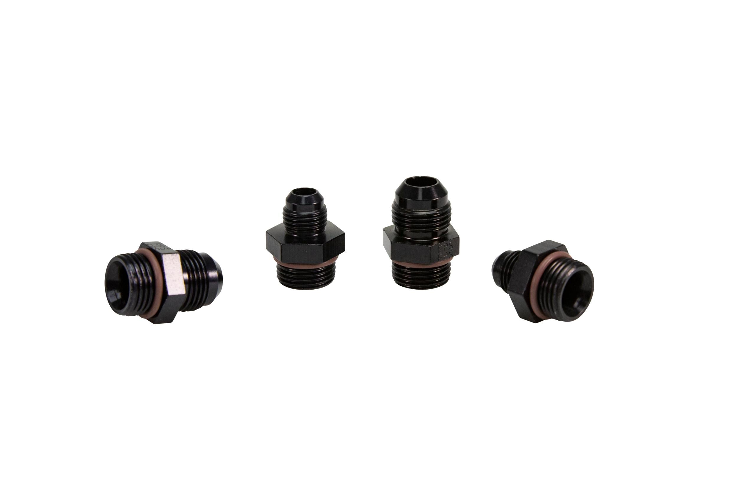 FAST Black Billet Fuel Rail Kit For Ls1 And Ls6 Lsxr 102mm Intake Manifolds - 146032B-KIT
