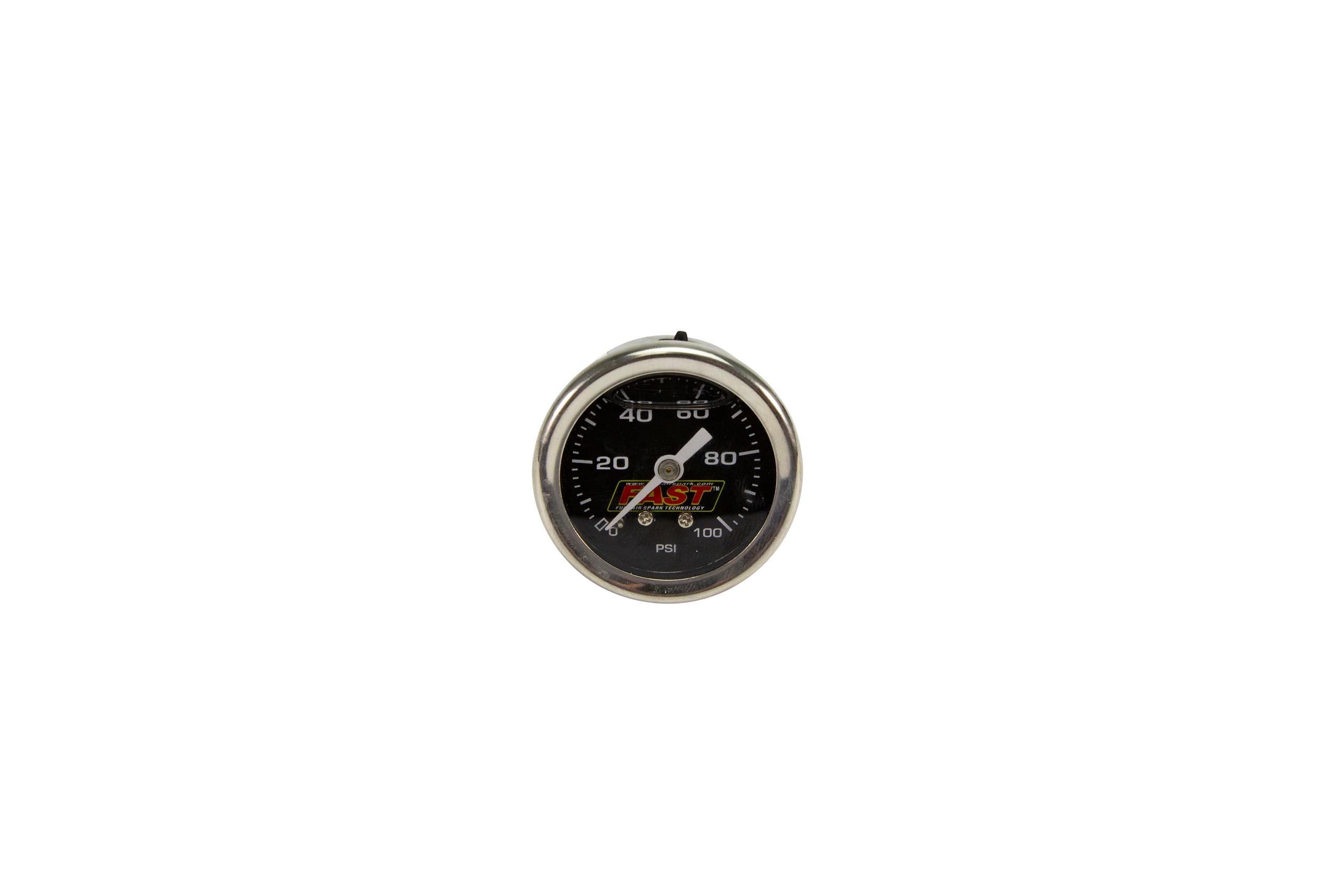 FAST Lsx 0-100 Psi 1.5 Inch Stainless Efi Fuel Pressure Gauge - 54027G