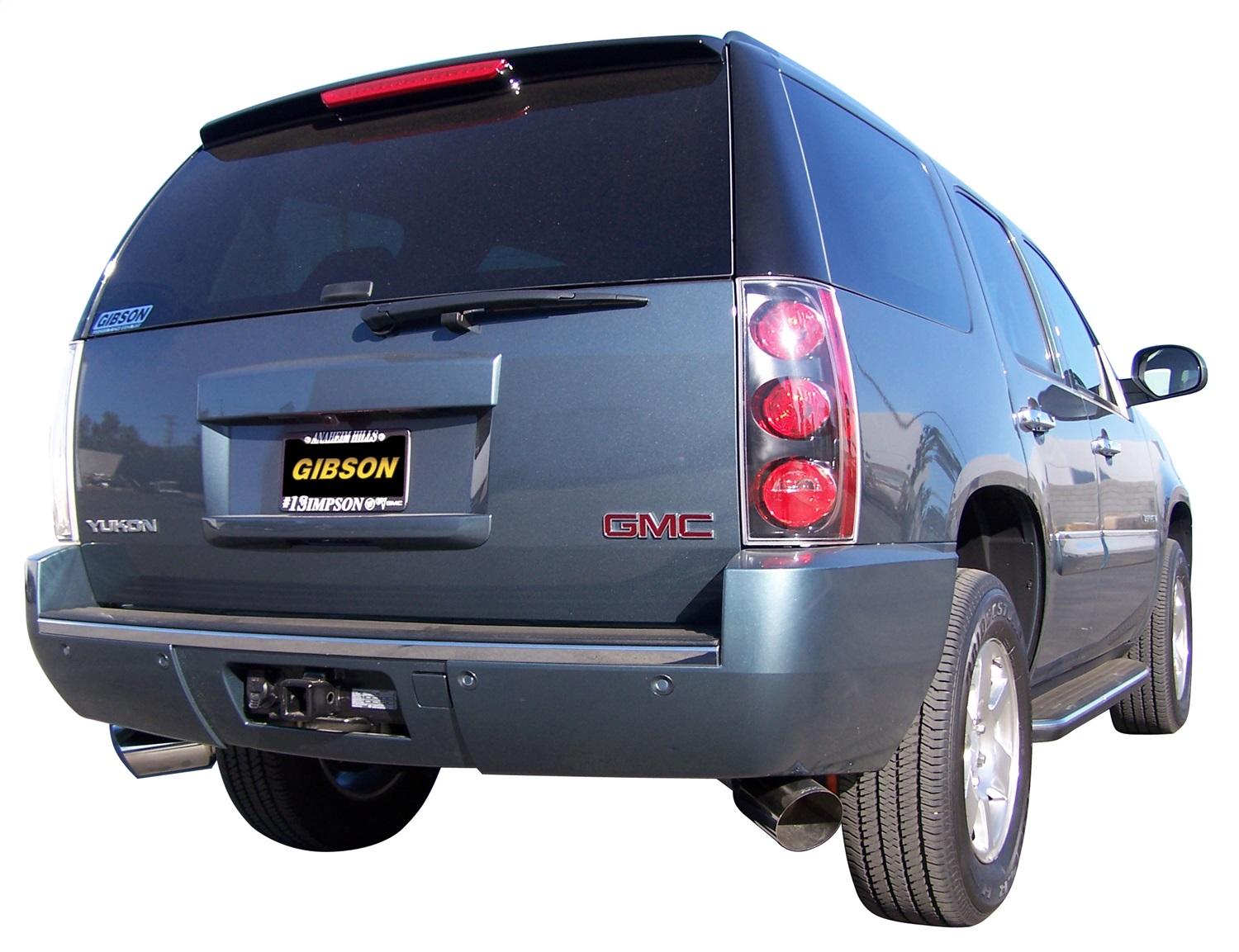 Gibson Exhaust Cat-Back Dual Extreme Exhaust System; Aluminized (2007-2010 Yukon XL 1500 Denali, Escalade ESV, Escalade EXT) - 5403